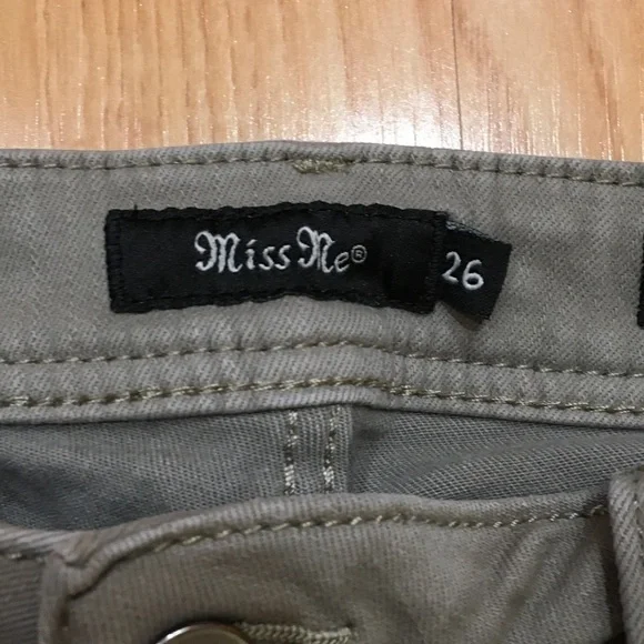 Miss Me Olive Ankle & Cropped Jeans - Picture 7 of 9